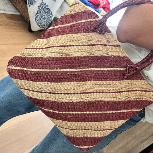 Vintage hand made tote - Picture 4 of 5